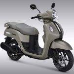 Yamaha Fazzio Hybrid Lux: Warna Titanium Gray Dan Jok Cokelat