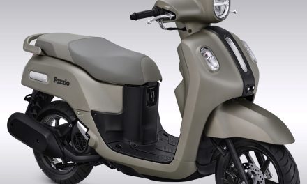 Yamaha Fazzio Hybrid Lux: Warna Titanium Gray Dan Jok Cokelat