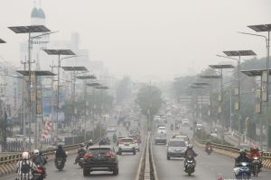 Kabut Asap Pekat Di Pontianak, Orang Tua Minta Sekolah Libur