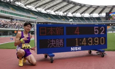 Ko Ochiai Sabet Medali Emas 800m Putra Di Aichi-Nagoya