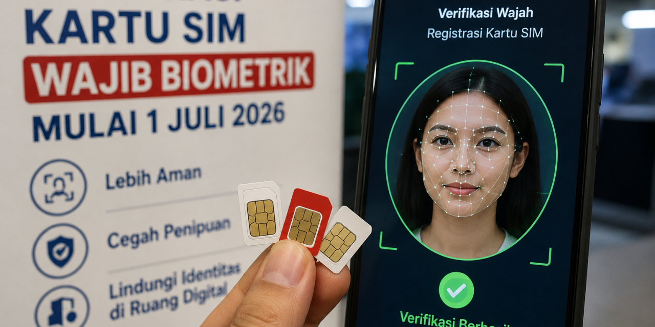 Komdigi Wajibkan Verifikasi Biometrik Registrasi Kartu SIM