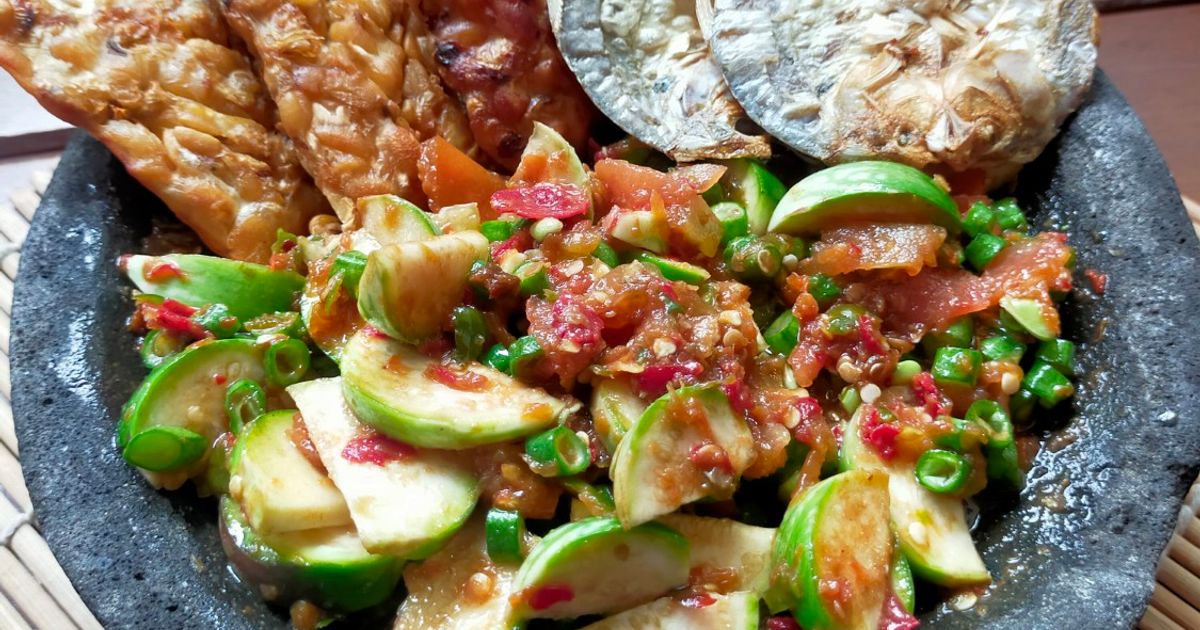 Sambal Beberuk Terong Khas Lombok: Olahan Sambal Ulek Segar